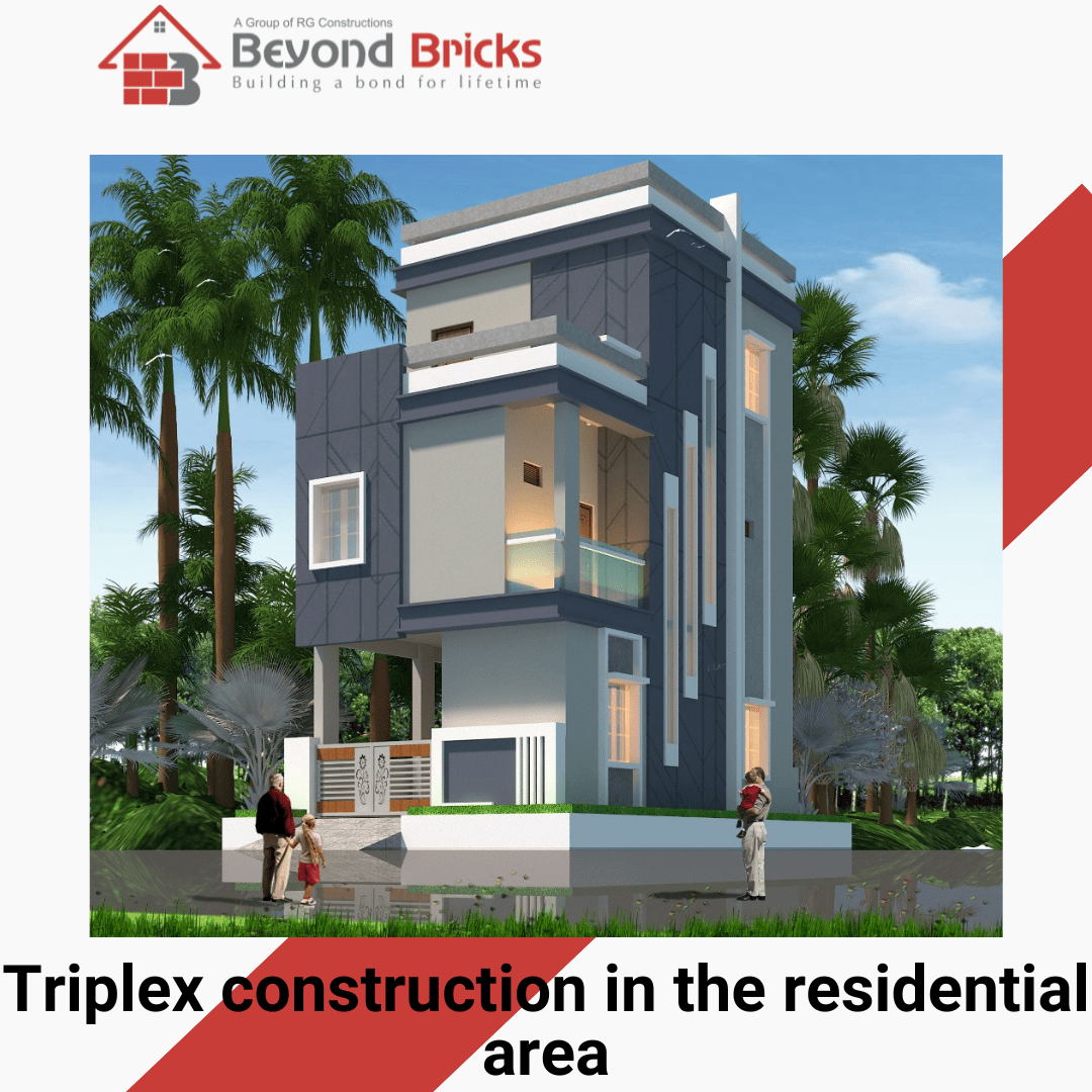 RG71 Triplex construction in the residential area